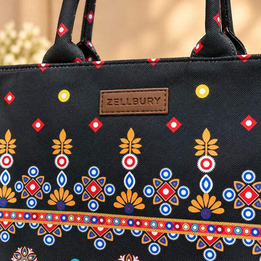 Zellbury Canvas Tote Handbag