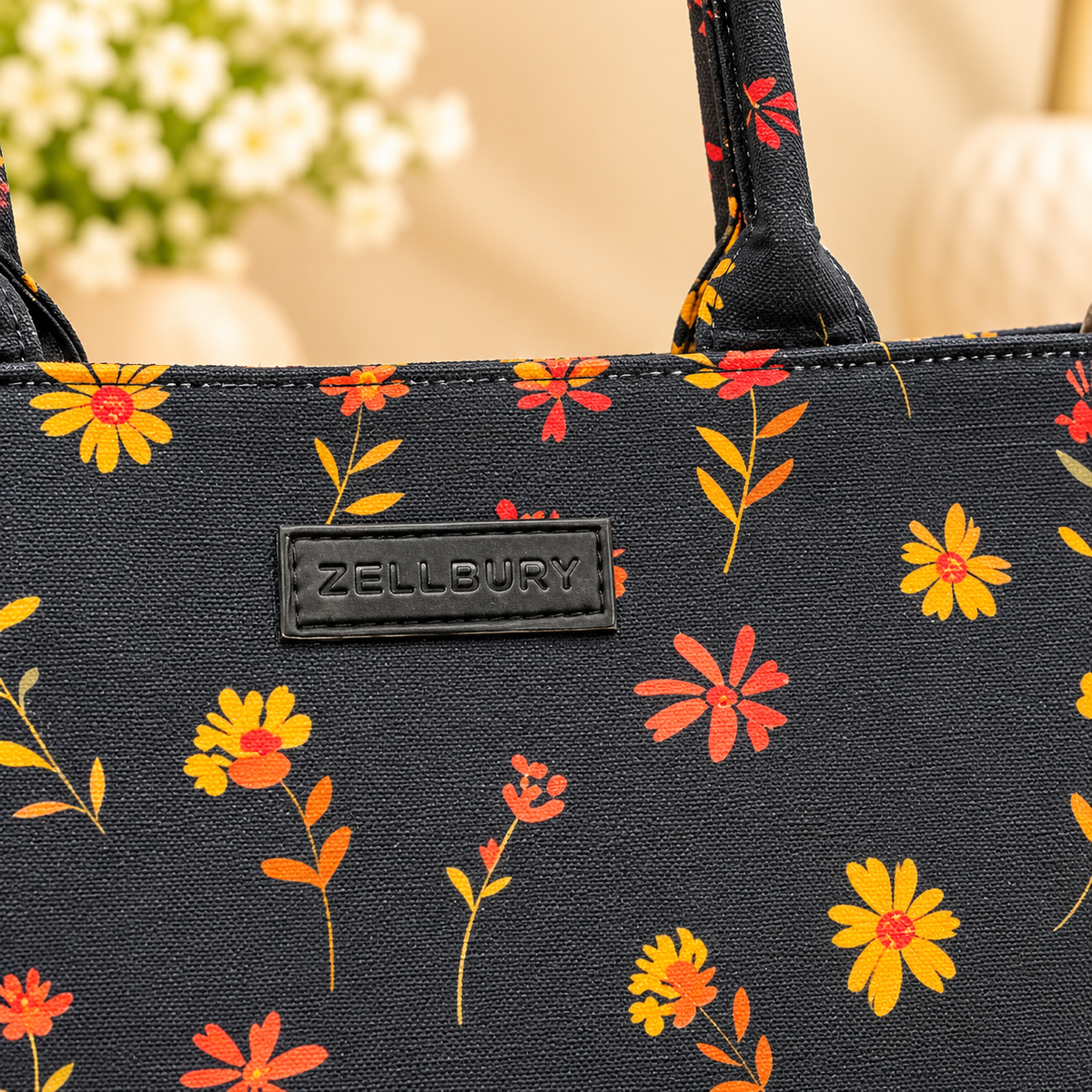 Zellbury Canvas Tote Handbag