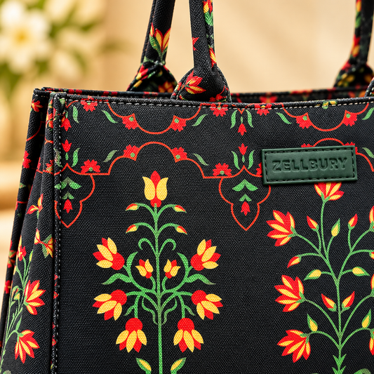 Zellbury Canvas Tote Handbag