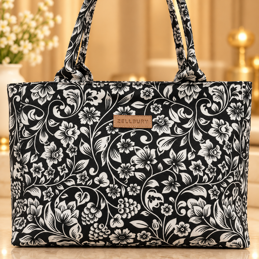 Zellbury Canvas Big Tote Handbag