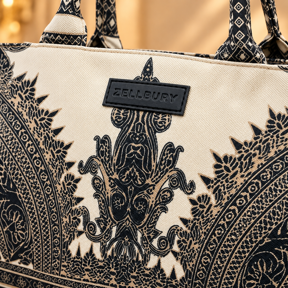 Zellbury Canvas Tote Handbag