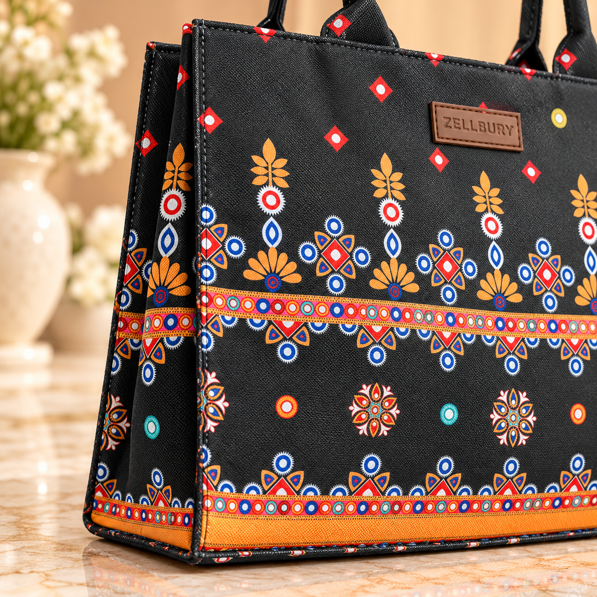 Zellbury Canvas Tote Handbag