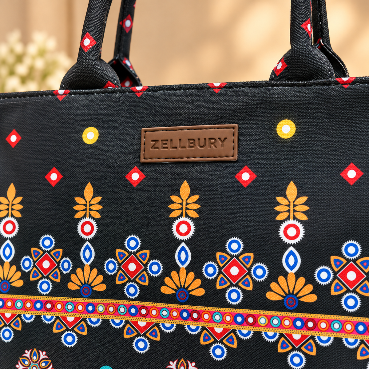 Zellbury Canvas Tote Handbag
