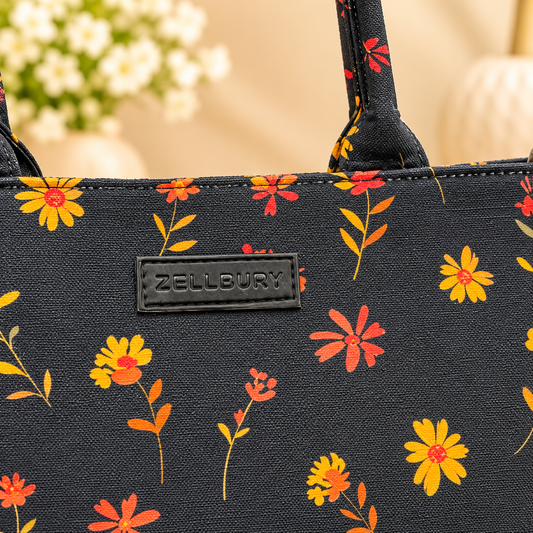 Zellbury Canvas Tote Handbag