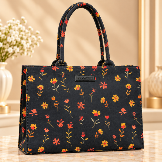 Zellbury Canvas Tote Handbag