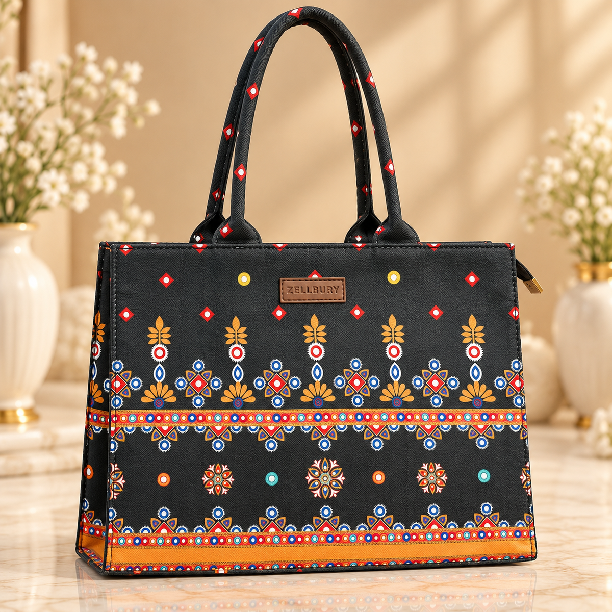 Zellbury Canvas Tote Handbag