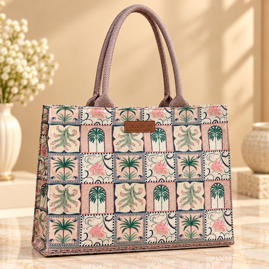 Zellbury Canvas Tote Handbag