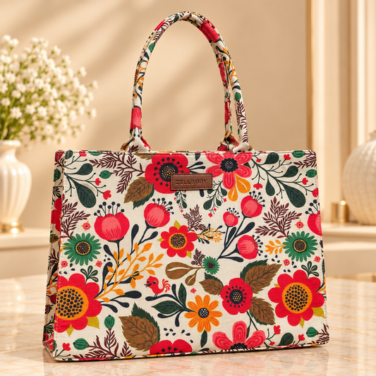 Zellbury Canvas Tote Handbag