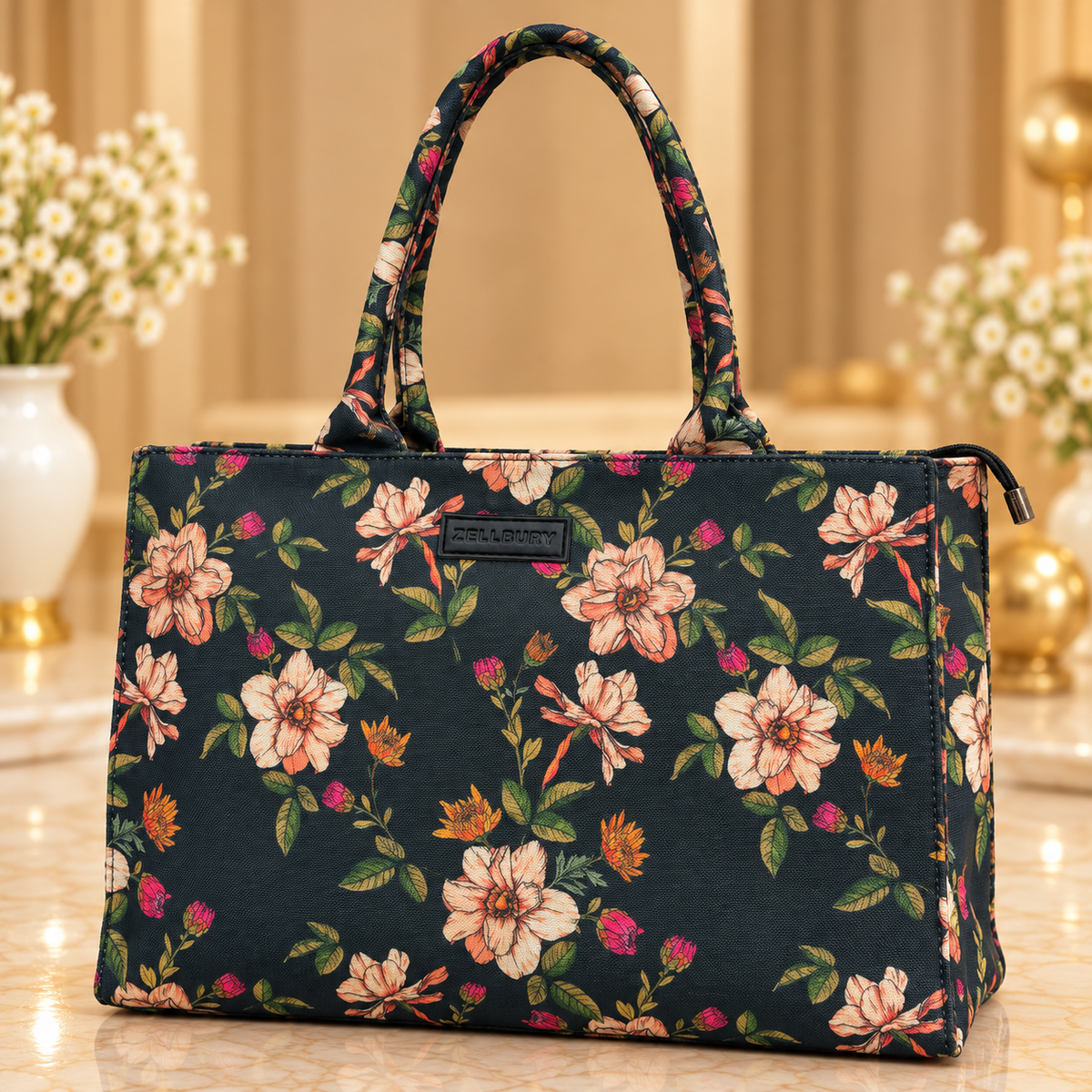 Zellbury Canvas Tote Handbag